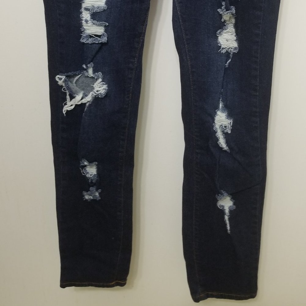 distressed VIP sz 9/10 women's jeans - Picture 2 of 9